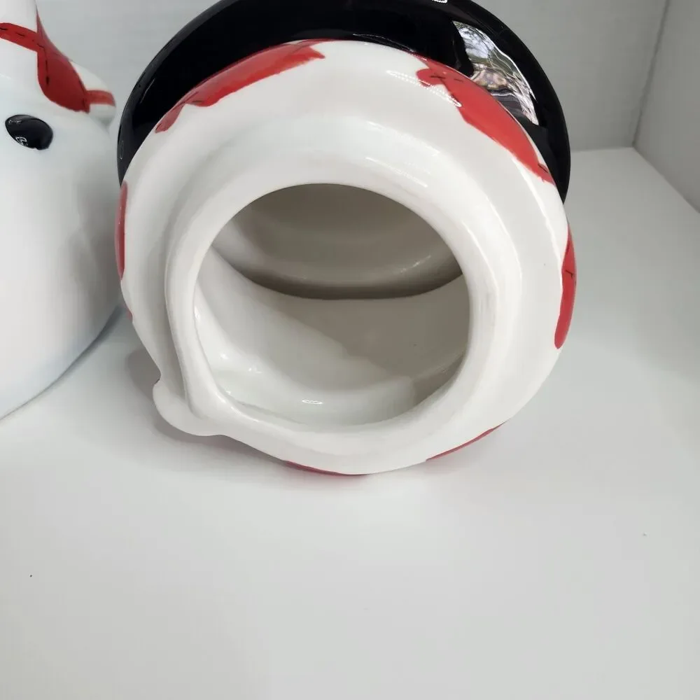 Vintage Atico Frosty The Snowman Cookie Jar Ceramic 11
